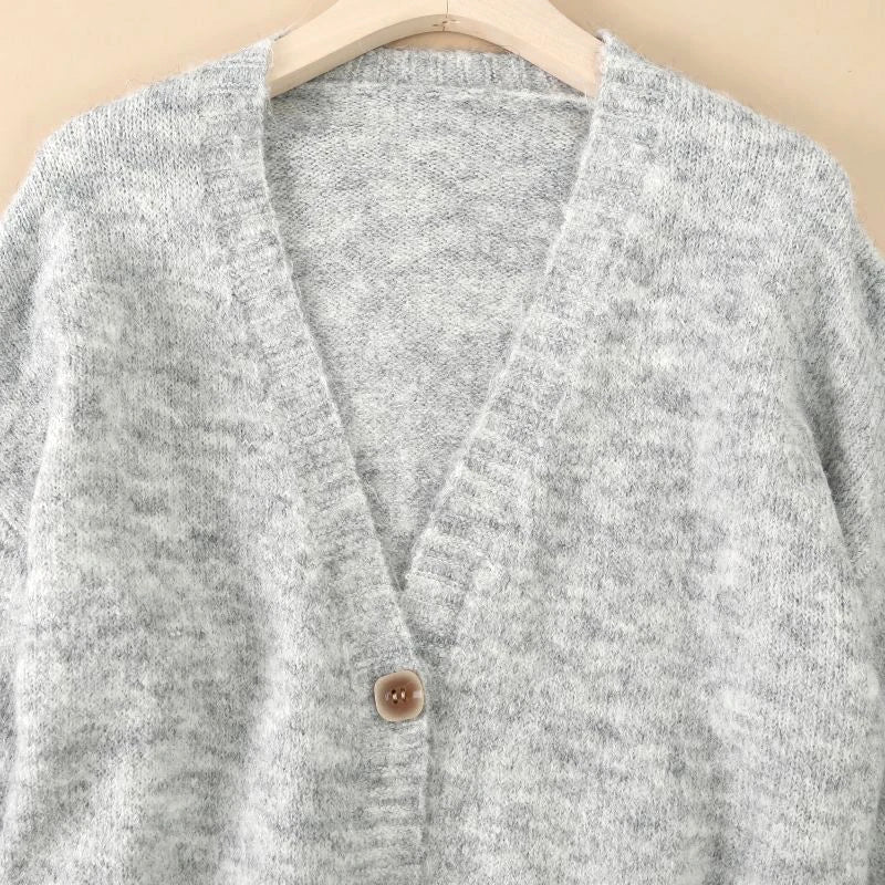 Soft Cashmere Blend V-Neck Cardigan
