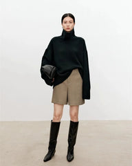 Pure Cashmere Turtleneck for Effortless Winter Style